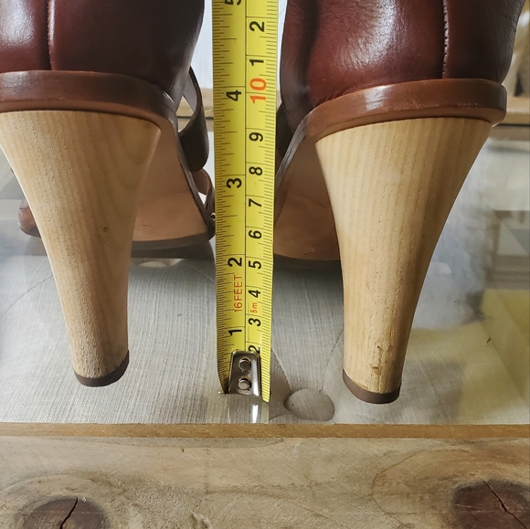 Chloé calf leather sandals Gladiator 8M - Picture 5 of 10